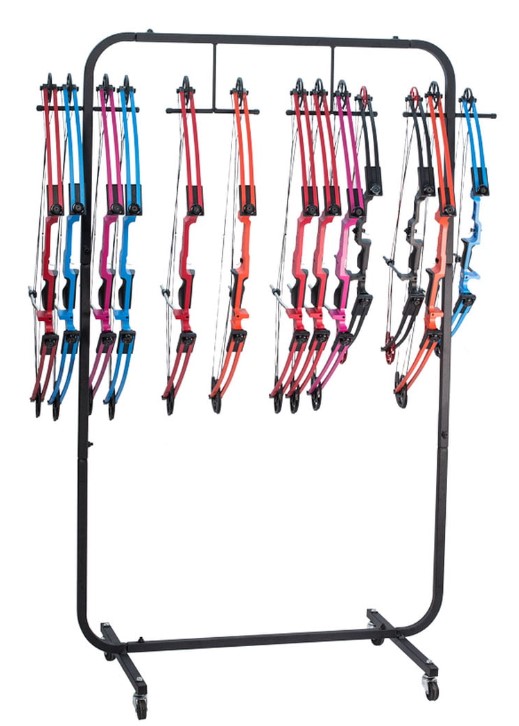 Hold Up Display Bowrack (16 bows), ordered from NASP®